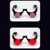 Halloween LED leuchtende Brille Karnevalsparty Cosplay Requisiten Horror Rote Augen Brille Leuchtet im Dunkeln Kindergeschenke