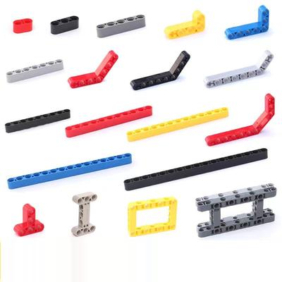 Non-Toxic Moc Technical Liftarm Beams Bricks Diy Assembles Particles 32348 Modified Bent Brick Educational 39793 39790 Construction Toys