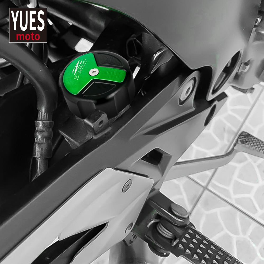 Příslušenství pro motocykly CNC zadní brzdový válec Krytka hlavní nádržky pro Kawasaki Z750 Z 750 2007-2012 2010
