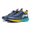 Li Ning Youth  Childrens Sports Trend Shock Absorption Rebound Lightweight Non-Slip Low-Top Running Shoes Kids Running Shoes Sky-Blue YKFS098-5