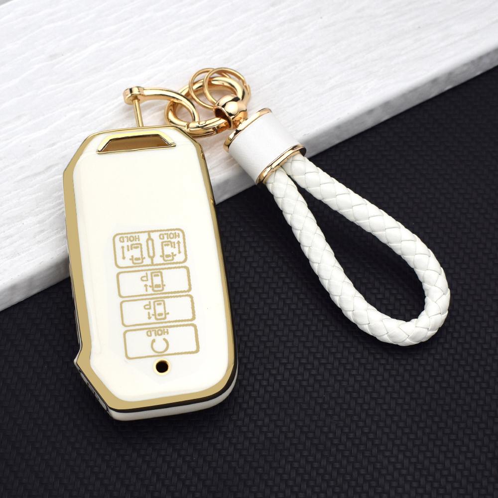 Tpu Car Key Fob Cover For Kia Ev6 New Carnival Sedona K8 V6 Gt Line Dl3 Mq4 K5 Grand Sorento 9 Buttons Key Case Rings