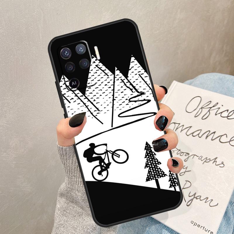 

MTB Mountain Bike Cycling Bicycle Case For Oppo A54 A74 A94 A17 A57 A77 A76 A16 A96 A18 A60 A80 A40 A38 A58 A78 A98 A15 A5 Pro OPPO A94 5G