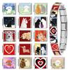 Wholesale Cute Dogs Cats Flowers Heart Starfish Charm Bracelet Fit 9mm Bracelet Stainless Steel Italian Links Making DIY Jewelry