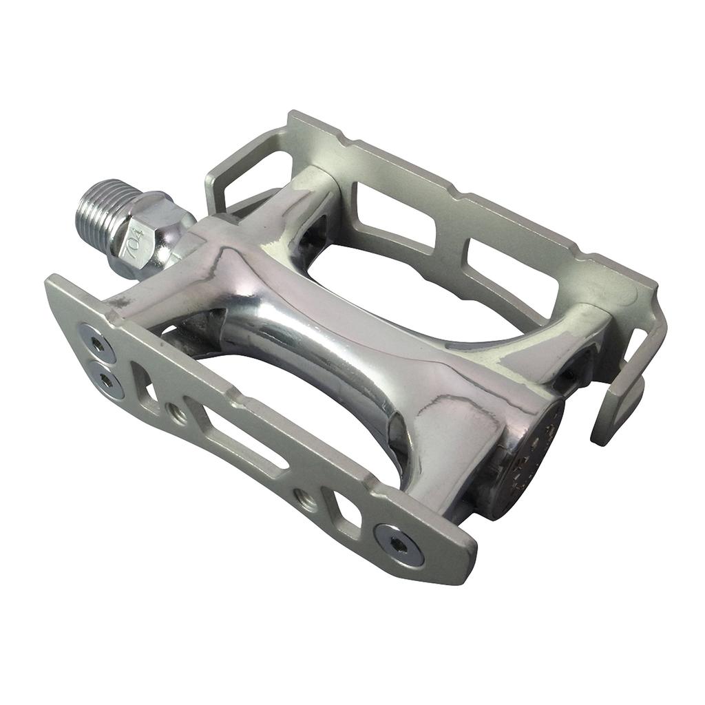 Pedale per Bicicletta Mikashima ROYAL NUEVO Argento Satinato (MKS) (Royal Nuevo)