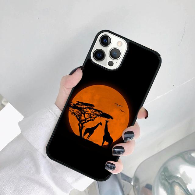 

African print Silicone Phone Case Cover For iPhone 17 Air 15 Pro MAX 16 Plus 14 12 11 13 Coque iPhone 13pro