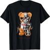 Cool Wild Teddy Bear Future Robot Style Illustration Graphic T-Shirt