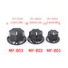 5Pcs Bakelite Knob MF-B01 MF-B02 MF-B03 Hexagonal Potentiometer Band Switch Cap Inner Hole 6MM Potentiometer Knobs