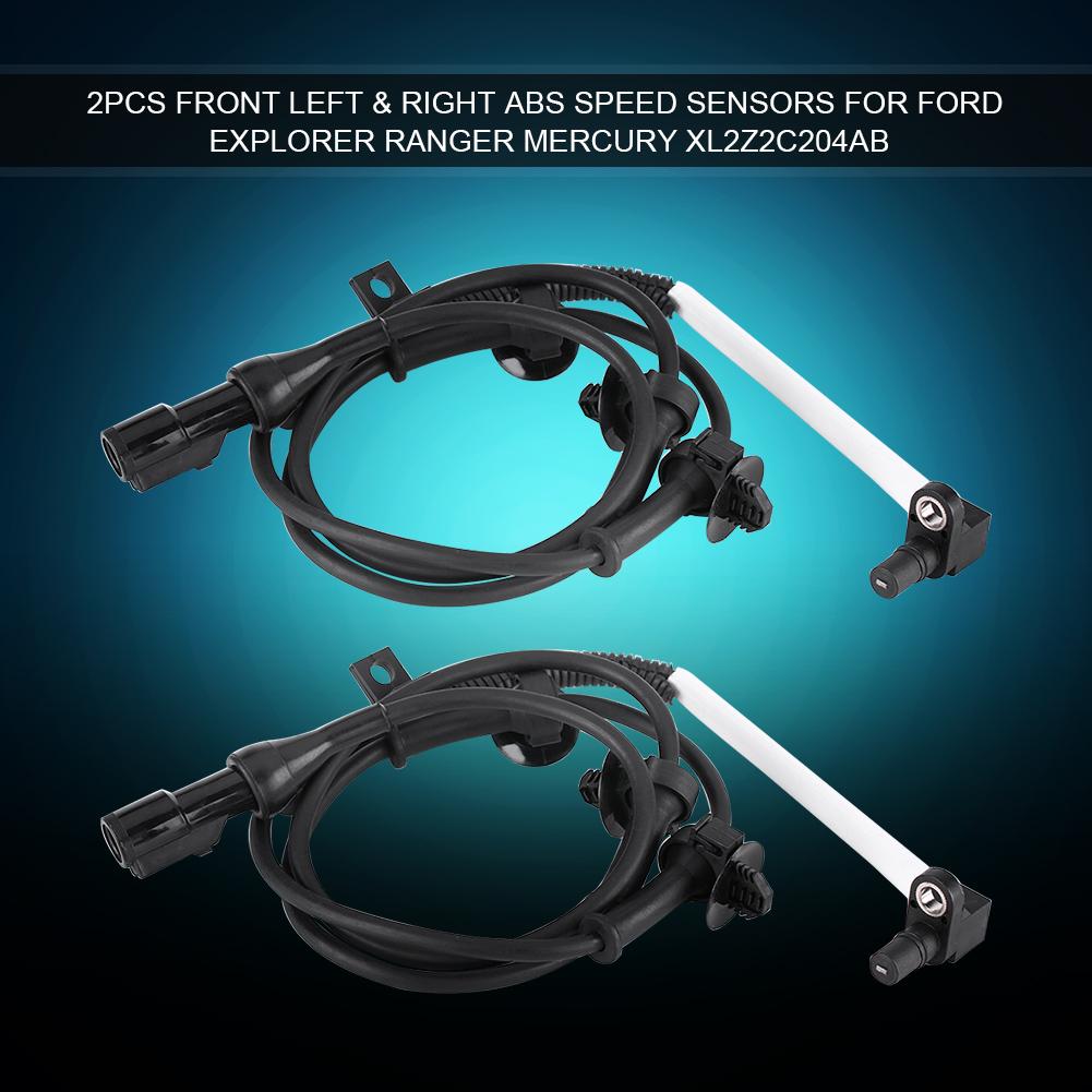2Pcs Front Left & Right ABS Speed Sensors for Ford Explorer Ranger Mercury XL2Z2C204AB