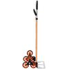 Stair Climbing Cart, 150 Kg Stair-Climb Capacity, Aluminum Alloy Folding Trolley Cart with Telescoping Handle, 6 Wheels and 2 Bungee Cords, Stair
