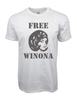 T-shirt Bianca Grafica Anni '90 Free Winona