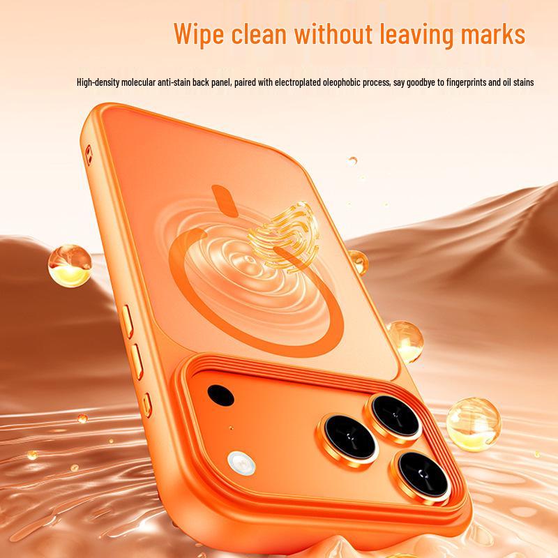 Magnetische Skin-Feel Mattierte Handyhülle für Apple iPhone 16/17 Pro Max - Anti-Fingerabdruck