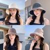Summer Sun Protection Hat With Large Brim And Butterfly Bow For Outdoor Leisure