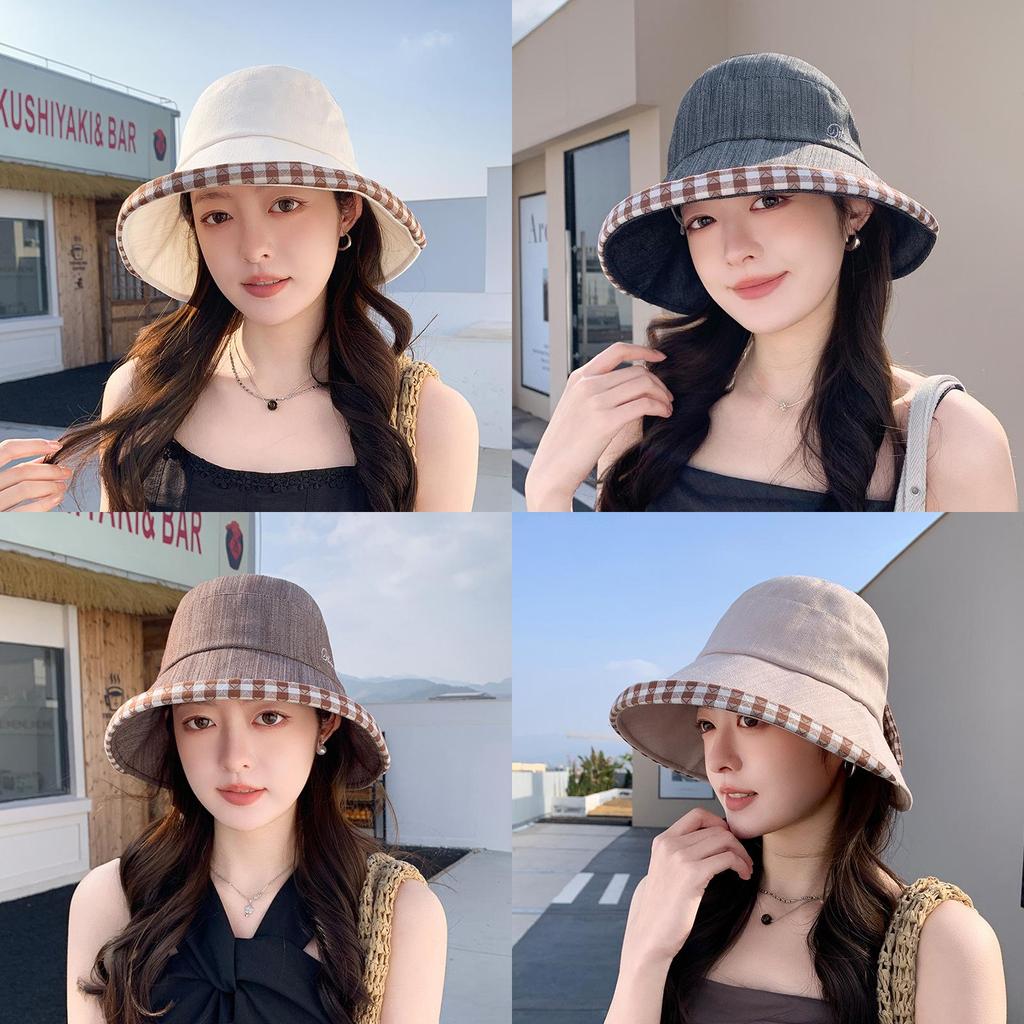Summer Sun Protection Hat With Large Brim And Butterfly Bow For Outdoor Leisure