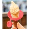 Pack of 4 Food-grade Silicone Ice Cream Holder Stand Drip Proof Children Popsicles Rack Leak-Proof Cone Support
