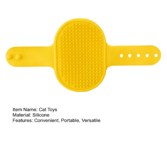 Siliconen Muurhoek Kattenkrabber met Zelfreinigende en Zachte Massagefuncties