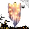 Halloween Dimmable Light Up Ghost Decorations 3 Lighting Modes Statue Hangable Figurines Glowing Decoration Scary With Sounds