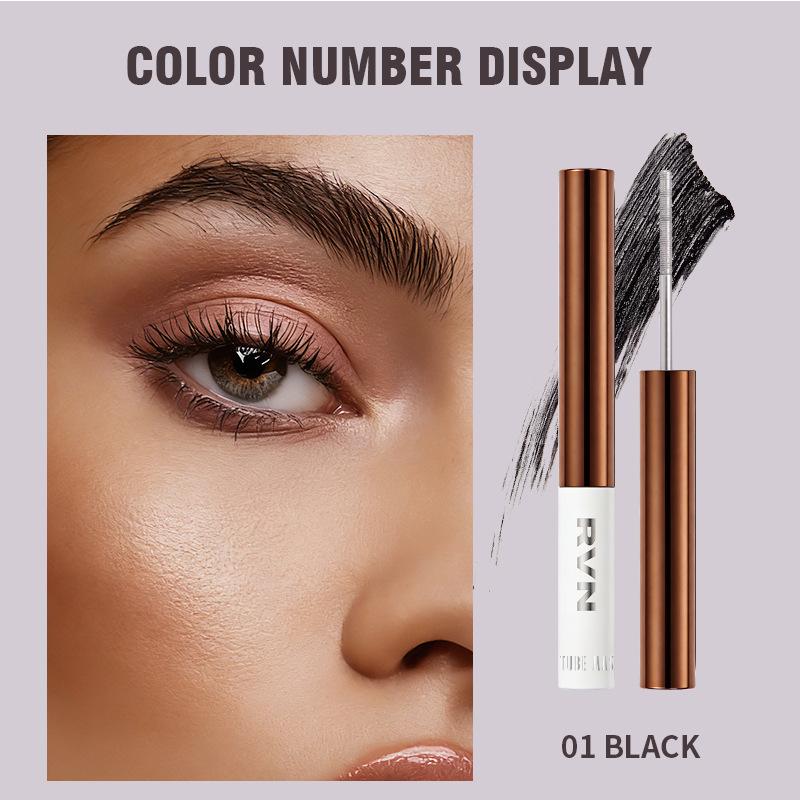 RVN Cosmetics Steel Tube Oil-Based Mascara, Volumizing, Lengthening  Curling, Lash Primer for Makeup Rvn steel tube oily mascara