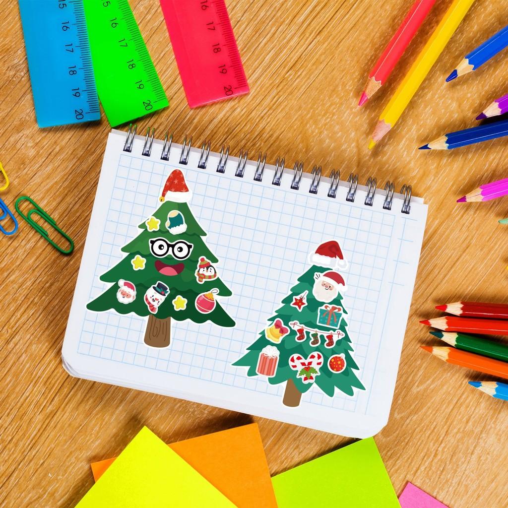 Engaging Cartoon Christmas Puzzle For Children With Colorful Stickers For Endless Fun