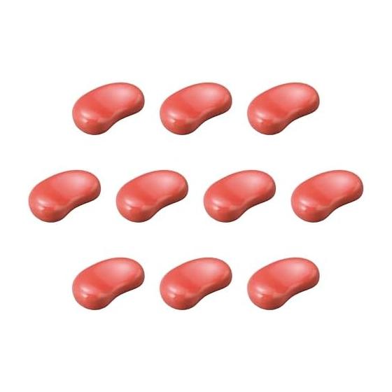 10pcs Broad Bean Pink Chopstick Rest Set