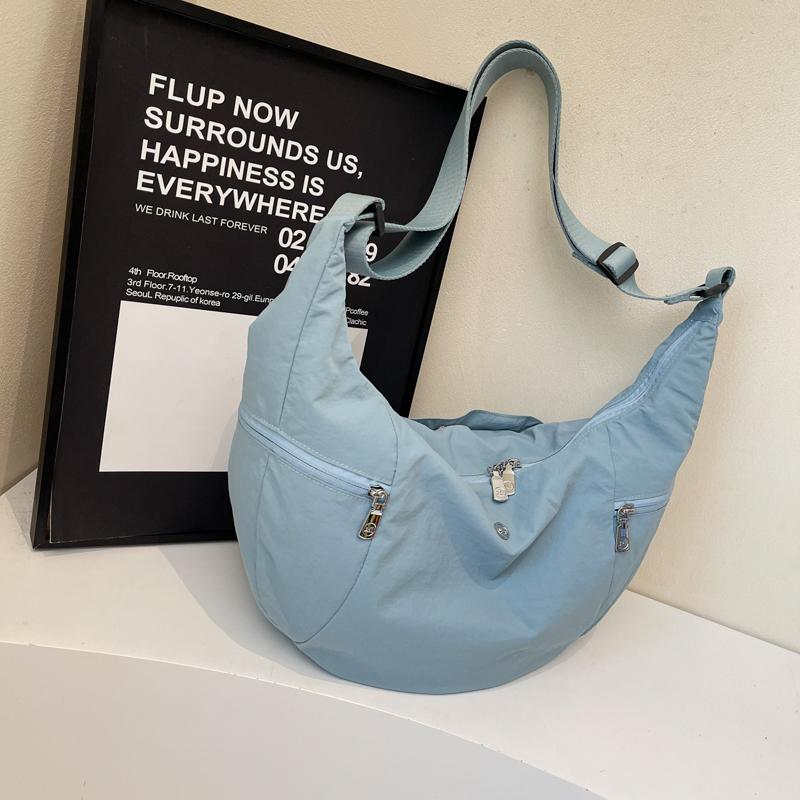 Hobo Bag Women's Large Capacity Shoulder Crossbody Bag Lightweight Sports Bag