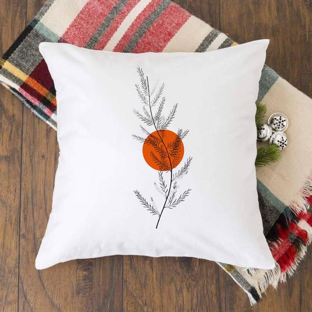 Nordic Geometric Plant Print Cushion Cover Pillow Cases Home Outdoor Balcony Sofa Living Room Aesthetic Decoration Pillowcase