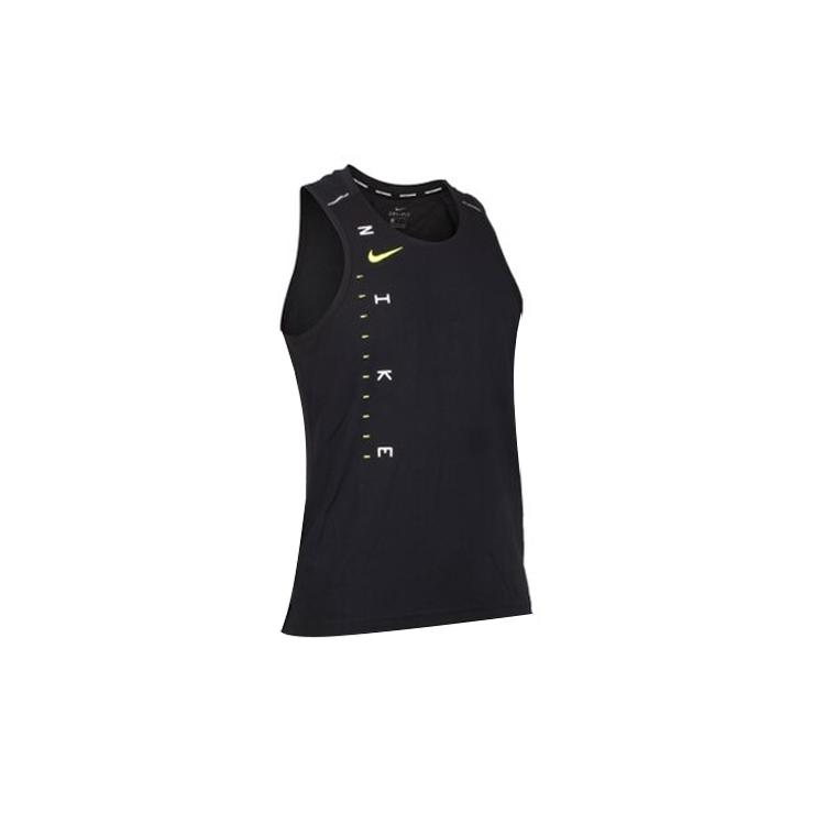 Мужские майки Nike MILER Черный Другое CJ5417-010 S