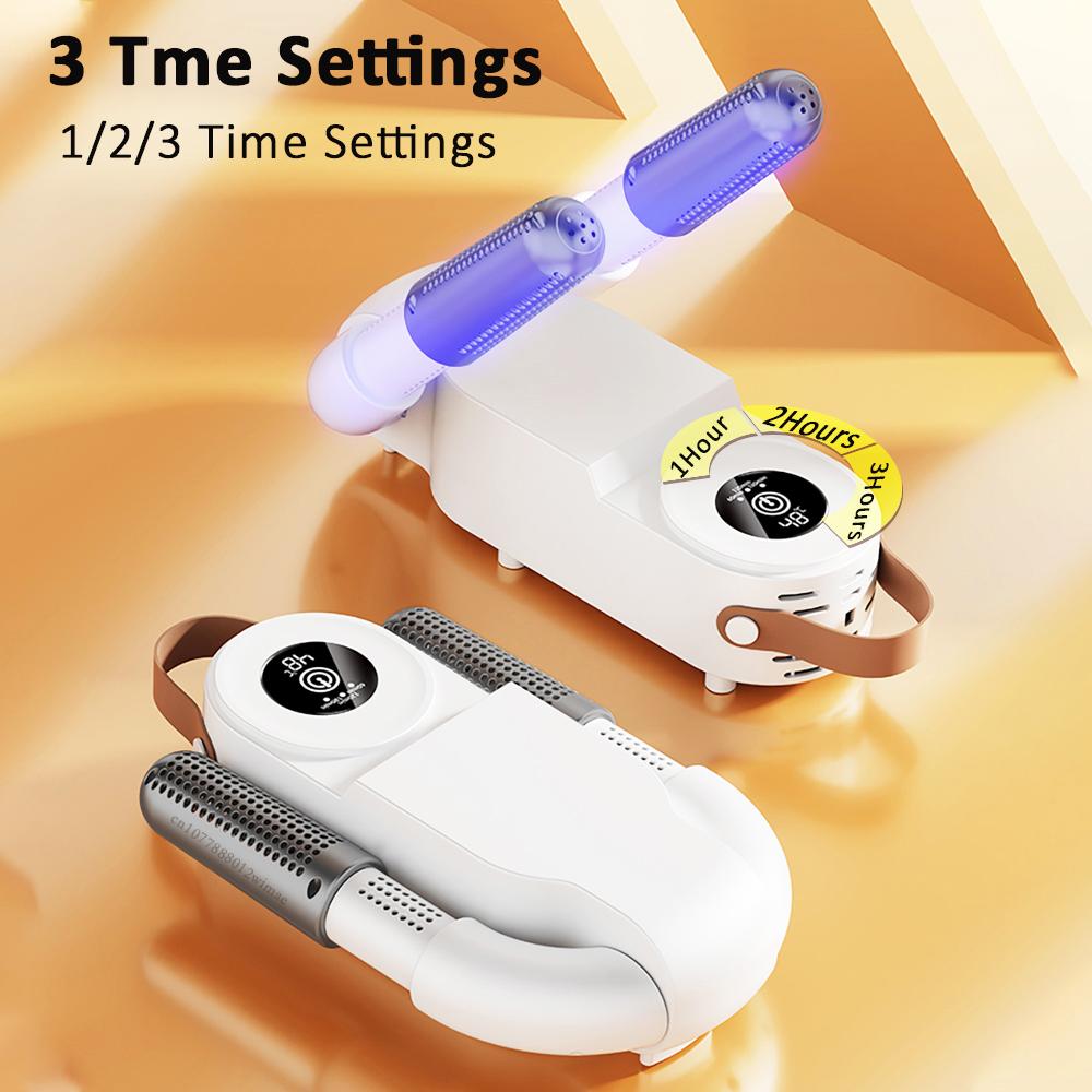 Shoe Dryer 220V Electric Shoes Drying Machine UV Sterilization Electric Footwear Dryer Foldable Boots Sneaker Slipper Dryer 110V