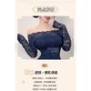 Domila's New Erotic Pure Lust Style Lace Temperament One-word Shoulder Dress Women's Sexy Tight Hip Skirt