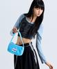 Macni Corduroy Mini Pouch Shoulder Bag Blue