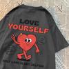 Self Love Is Not Selffish,Love Ourself Men T-Shirts Couple Sweat T-Shirt Fashion Casual T Shirts Vintage Tee Clothes T Shirts