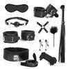 Couples Set Bondage Handcuffs 10piece Whip Sm Training Props