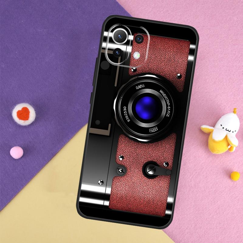 

Vintage Retro Camera Case For Xiaomi 15 Ultra 13 14 14T 11T 12T 13T Pro POCO X7 Pro X3 X5 X6 F5 F6 M6 Pro Cover POCO F6 Pro