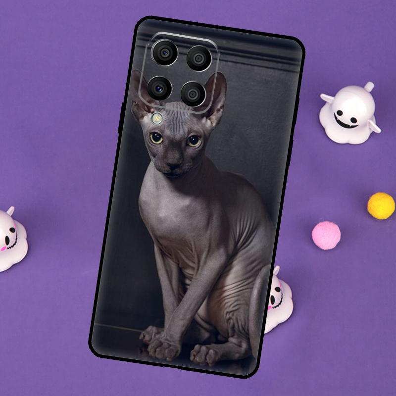 Sphynx Cat Cover For Samsung Galaxy M32 M52 M12 M13 M33 M23 M53 M15 M55 M31 M51 M14 M34 M54 M20 Case