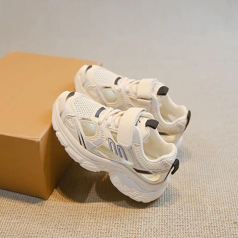 Children's net shoes 2025 summer new boys sports sandals girls hollow breathable dad shoes girls casual shoes