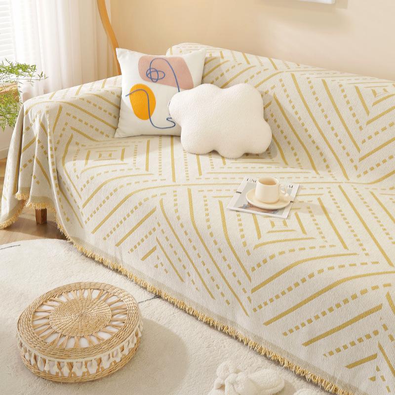 Anti-Scratching Sofa Cover Towel All-Inclusive Universal Four Seasons Universal Dustproof Cover Fixed Non-Slip Backrest Towel