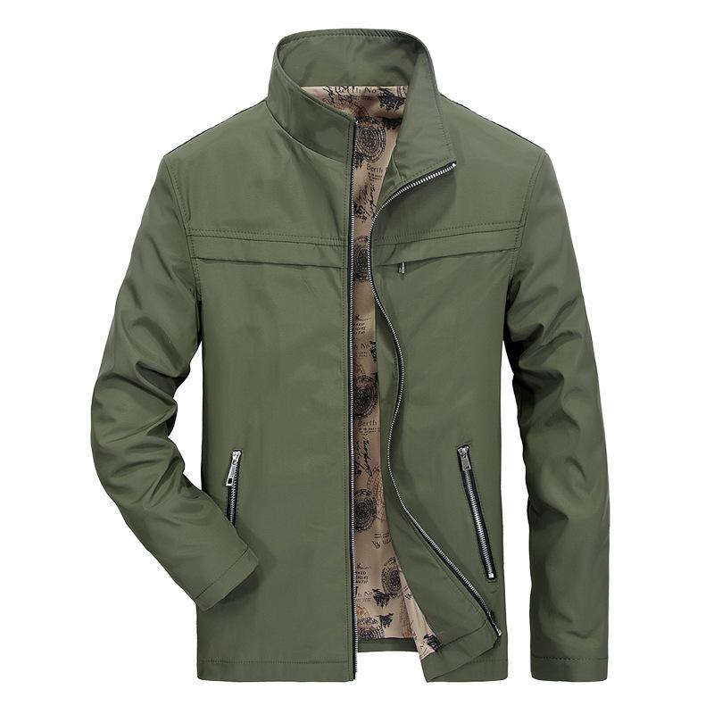 

Весна и осень мужская новая свободная куртка для активного отдыха повседневная дышащая куртка-стойка куртка 4XL