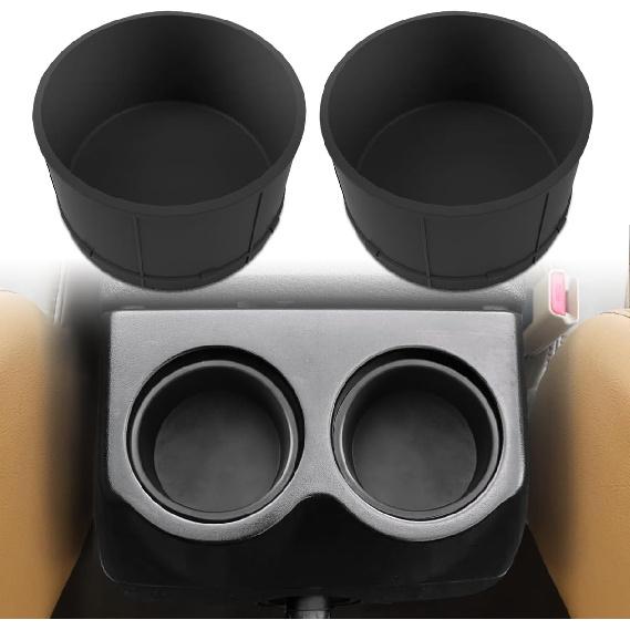 Rear Of Center Console Cup Holder For Ford F150 2004-2014 Non-Flow Through Console Cup Holder Replacement Ert For F150 2004-2014 TPE Drink Bottle