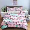 Pastel Cat Pattern. Bedding Duvet Cover Sets Duvet Covers Pillowcases Gifts (1 * Duvet Cover 2 * Pillowcases, Without Duvet Insert)