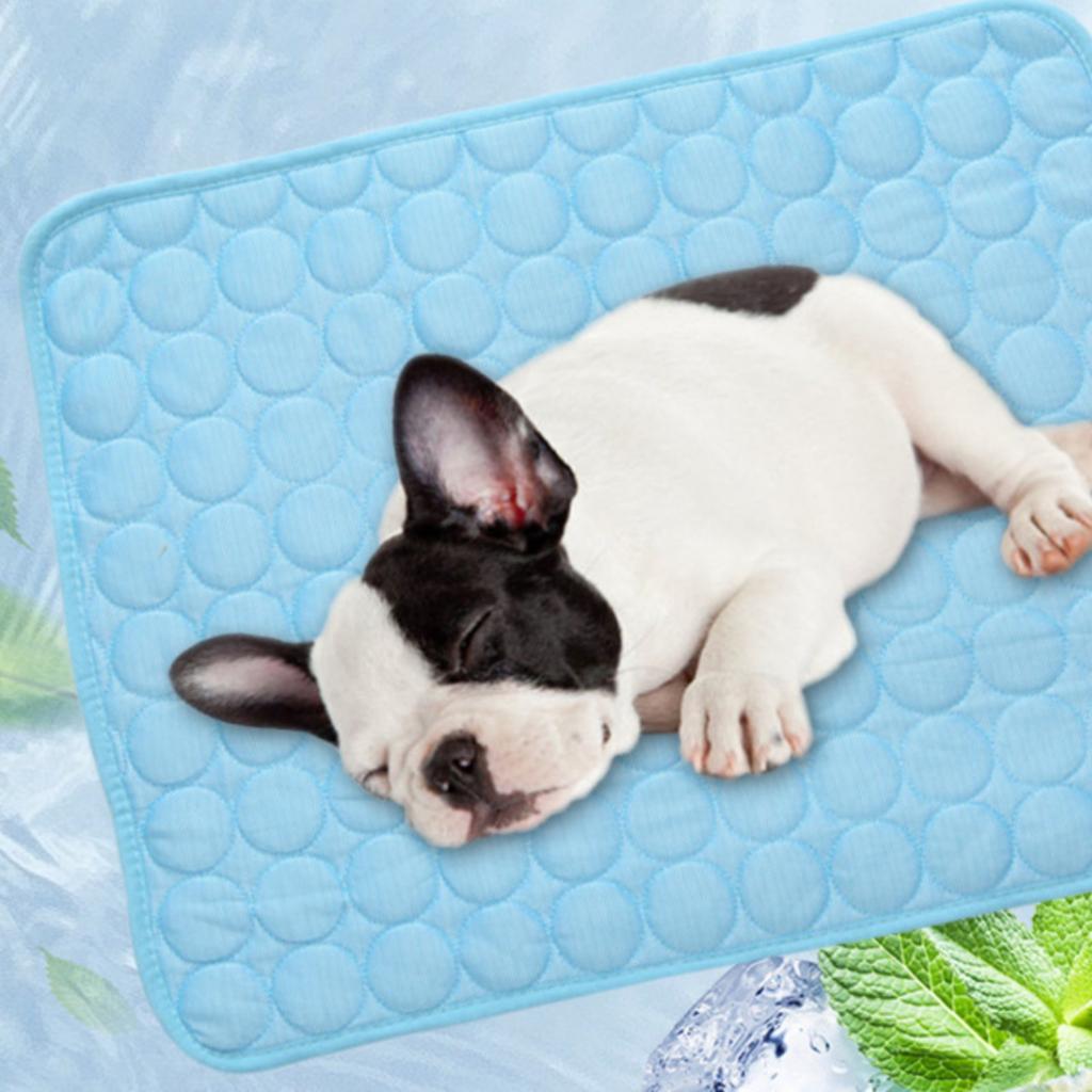 Pet Cooling Mat Breathable Dog Cooling Pad Lightweight for Felines, Summer