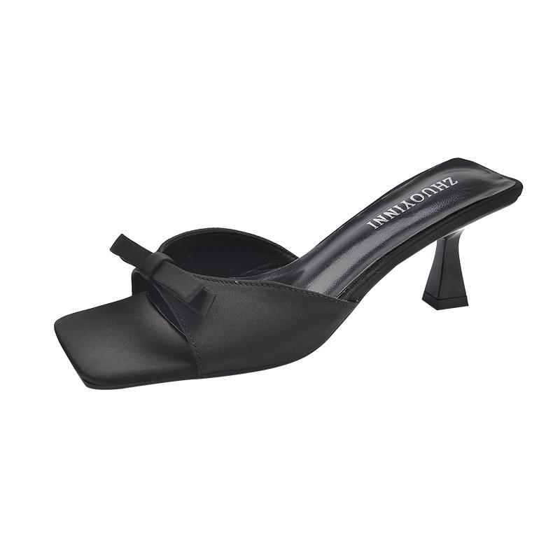 

Fashion 2025 Fashion Versatile Sandals Comfort Lightweight Womens High Heels New Simple Fashion Women Shoes Retro Women Slipper 35