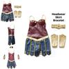 Costume da Supereroina Sexy Wonder Woman in Tessuto di Nylon per Halloween e Feste in Costume