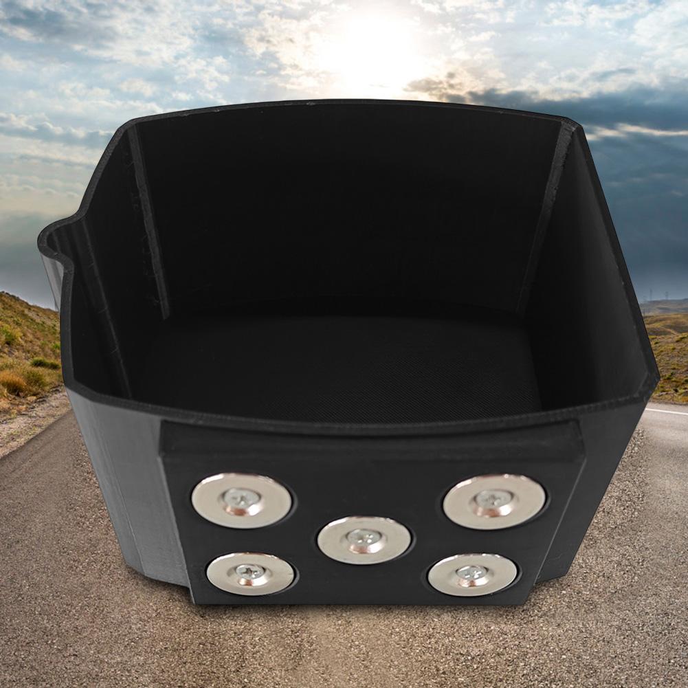 Magnetic Diesel Additive Holder with Screws Diesel Oil Additive Hanger Wall Mounted Diesel Bottle Holder for Automotive Storage