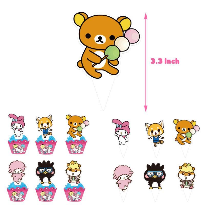 Melody Kuromi Sanrio Happy Birthday Party Decorations Set With Balloons And Cake Toppers Durable And Fun!
