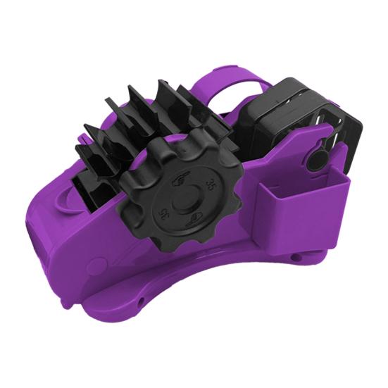 Multi-Function Tape Dispenser with Automatic Roller Cutter Adjustable Length Setting Efficient Cutting Divider Channel for Gift Wrapping Office