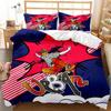Skateboard Duvet Cover Microfiber Extreme Sports Game Bedding Set Astronaut Spaceman Skateboard Quilt Cover For Kids Teen Boys