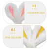 MAGICLULU 30pcs Plush Bunny Ear Hair Clip Decoration Easter DIY Rabbit Ears Hairpins Hair Barrettes Headwear Fabric Charm DIY Craft Easter Party
