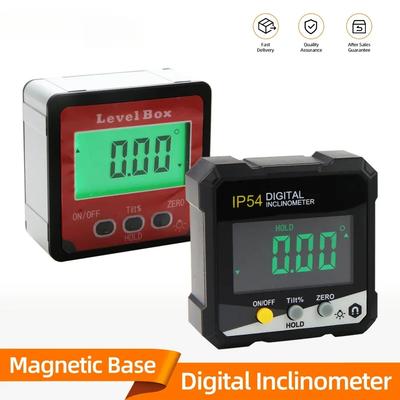 Digital Inclinometer New Angle Protractor 360 Degree Mini Electronic Protractor Angle Finder Gauge Measurement Tools Level Box