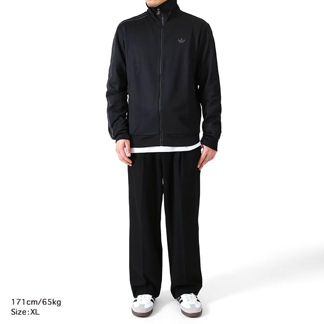 Adidas Originals Beckenbauer Track Top Jersey JC7417 Black [adidas] Men's [2XL-Black(JC7417)]