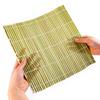 homemade no-stick bamboo sushi mat Kitchen Sushi Roller Mat Heat Resistance Bamboo Roll Up Sushi Mat
