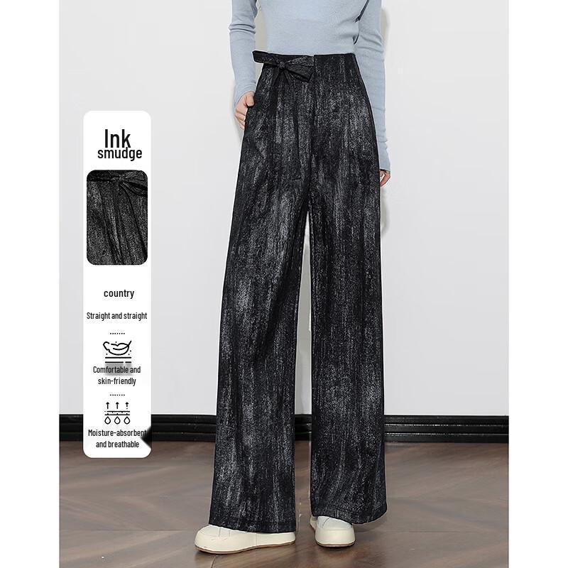 

Si Shui Nian Hua Women s Commuter Casual Long Pants M